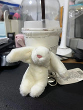 将图片加载到图库查看器,Cute Cartoon Rabbit Plush Keychain – Pompom Bag & Phone Pendant