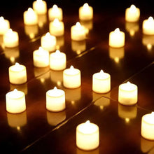 Load image into Gallery viewer, LED Candle Battery Powered Flameless Tea Candle Fake Candle Lamp Wedding Birthday Party Home Decoration Lamp Candlestick Candles