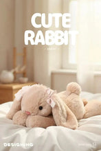 Load image into Gallery viewer, 35cm Shy Rabbit Plush Toy – Cute Cartoon Stuffed Doll Pillow Gift