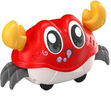 Load image into Gallery viewer, Interactive Crawling Crab Toy - Double Return Force & Bubble Simulation | Fun Baby Sensory Toy for Toddlers