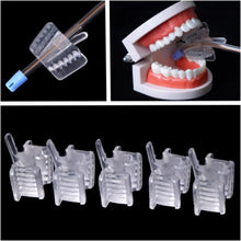将图片加载到图库查看器,5pc Dental Silicone Bite Block with Saliva Ejector Hole Mouth Opener Occlusal Pad Cheek Retractor Autoclavable Oral Care Tools