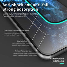 Load image into Gallery viewer, 3Pcs Luminous Screen Protectors for iPhone 14 11 Pro Max 12 Mini XR X XS Glowing Tempered Glass for IPhone 13 Pro MAX 8 7 Plus Tempered-Glass Screen Protector Compatible with iPhone