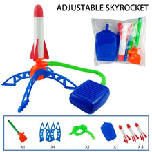将图片加载到图库查看器,Kids Outdoor Rocket Launcher – Air-Powered Foot Pump Soaring Toy
