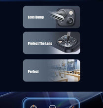 Load image into Gallery viewer, 3D HD Back Camera Glass Protectors for iPhone 13 11 12 Pro Max 13Mini Lens Protective Glass Film on IPhone 14 13 PRO MAX XS XR Tempered Glass Lens Protector Anti-Bubble Anti-Scratch Camera Lens Protector