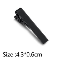 将图片加载到图库查看器,Simple Tie Clip Men Metal Copper Necktie Bar Clip Gold Silver Black 3 Bright Colors Best Gifts For Your Father Lover And Friends Simple Classic Bar Clasp Practical Necktie Accessories Fashion Men Tie Clips Luxury Clothing Jewelry
