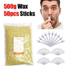 Load image into Gallery viewer, Portable Nose Waxing Kit for Men & Women - 50g-500g Hair Removal Nail Wax Cleaning Kit with Nose Clipper for Beauty Care