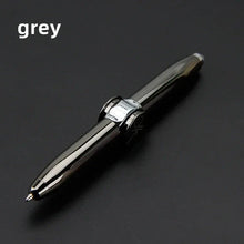 Load image into Gallery viewer, LED Gyro Spinner Pen – Multifunctional Metal Fidget Ballpoint Pen with Light | Stress Relief Spinning Pen for Writing, Focus & Gifts