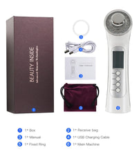 Load image into Gallery viewer, Ultrasonic Ion Facial Massager - Photon Rejuvenation & EMS Microcurrent, Portable Vibration Skin Care Device for Home Use