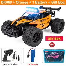 Load image into Gallery viewer, 1:16 RC Drift Racing Car - High-Speed Off-Road Alloy Truck with LED Lights, 20KM/H, 2.4G Radio Control for Kids & Adults