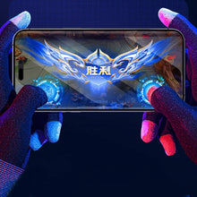 将图片加载到图库查看器,Game Playing Glove Highly Sensitive Gaming Finger Sleeves Anti-Sweat Breathable Keep Warm Compatible for E-Sports 1 Pair