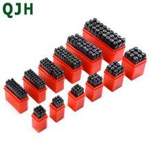 Load image into Gallery viewer, Letter & Number Stamp Punch Set - Hardened Steel for Metal, Wood, Leather (A-Z, 0-9)