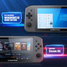 Load image into Gallery viewer, ANBERNIC Win600 PC Games Handheld AMD 3020e/3050e 5.94 Inch IPS Screen Office Video Game Console Windows 10 WiFi5 Pocket Laptop