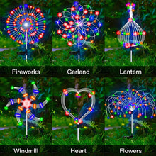 Load image into Gallery viewer, Solar Firework Garden Light β IP65 Waterproof LED Outdoor Lawn & Flower Lamp with 8 Modes