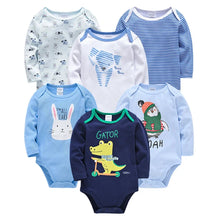 Load image into Gallery viewer, 3/6 PCS Kavkas Cotton Baby Bodysuit Long Sleeve Set for Newborn Boys & Girls 0β12 Months