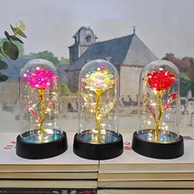 Load image into Gallery viewer, LED Rose Night Light – Realistic Eternal Flower Romantic Decor