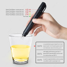 Load image into Gallery viewer, Auto Liquid testing Brake Fluid Tester pen for DOT3/DOT4 Accurate brake Oil test Quality Check Automotivo Car accessories