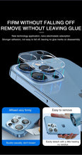 Load image into Gallery viewer, Full Cover HD Back Camera Glass Protectors for iPhone 13 12 Pro Max 13Mini Lens Protective Glass Film on IPhone 11 14 PRO MAX XS Ultra Thin Tempered Glass Camera Lens Screen Protector