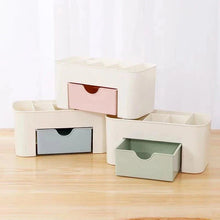 Load image into Gallery viewer, Multifunctional Nail & Cotton Swab Storage Box โ Cosmetic Organizer