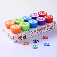Load image into Gallery viewer, 10pcs Assorted Self-Inking Stamps for Kids - DIY Craft & Scrapbooking