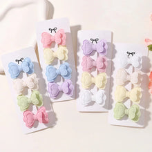 Load image into Gallery viewer, 4Pcs Candy Colored Hair Clips for Girls Cute Double-Layered Bows