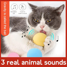 Load image into Gallery viewer, 3 Colors Cat Toys New Gravity Ball Smart Touch Sounding Toys Interactive Pet Toys Toys Pet Training Ball Toy Supplies Interactive Cat Toy Ball of Sounds for Cats