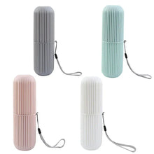Load image into Gallery viewer, Portable Toothbrush & Toothpaste Holder – Travel Storage Organizer