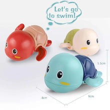 Load image into Gallery viewer, Baby Bath Toys - Swimming Turtle Whale Clockwork Water Toys for Kids | Safe Fun Bath Time Play