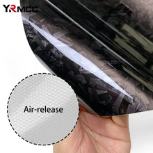 Load image into Gallery viewer, Glossy Black Carbon Fiber Vinyl Wrap Film β 3M Waterproof Car Sticker for DIY Auto Decoration & Protection