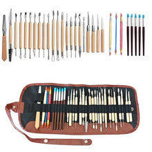 Load image into Gallery viewer, Pottery Clay Sculpting Tools Kit - 8-61 Pcs for Carving, Shaping & Modeling
