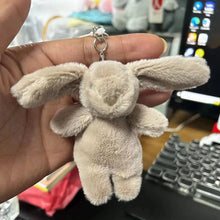 将图片加载到图库查看器,Cute Cartoon Rabbit Plush Keychain – Pompom Bag & Phone Pendant