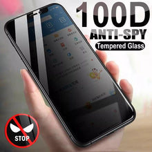 将图片加载到图库查看器,Anti-spy Protective Glass For Iphone 13 12 11 Pro Max 12mini Screen Protector For Iphone 6 14 7 8 Plus X Xr Xs Max Privacy Glass Matte Glass Black Privacy Screen Guard Screen Protector For Iphone