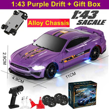 Load image into Gallery viewer, 1/64 4WD High-Speed Drift RC Car – Mini Remote Control Racing Toy for Kids & Adults