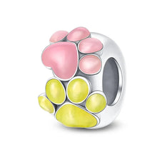将图片加载到图库查看器,100% 925 Sterling Silver Rainbow Zircon Butterfly Dragon Silicone Stopper Charms - Colorful Beads for DIY Bracelets, Customizable Jewelry for All Occasions