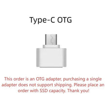 Load image into Gallery viewer, External Hard Drive SSD 4TB - USB 3.0 Solid Disk Fast Transfer Shockproof Large Backup Plug & Play Compatible with Mac/PC/Phones