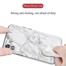 Load image into Gallery viewer, Luxury Marble Texture Phone Case For iPhone X XR XS 7 8 6S 6 5 Plus Silicone Anti Fall Back Cover Ultra Thin Soft Silicone Protective Shockproof and Scratch Resistant with Cute Design Pattern Case