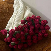 Load image into Gallery viewer, 1pcs Finished Flower Bouquet Blanket Soft and Lightweight Knitted Throw Blankets for Birthday Wedding Valentineâs Day Home Decor