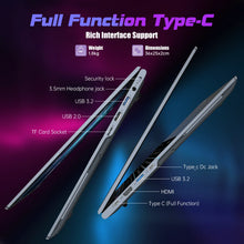 Load image into Gallery viewer, ACEMAGIC RX16 AMD Ryzen 7 6800H 16.1" Ultra Slim 4400MAH Laptop 16GB LPDDR5 Ram 512GB Rom Windows 11Pro BT5.2 Wifi 6 Notebook