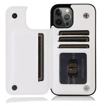 Load image into Gallery viewer, Wallet Stand Cover Flip Leather Case For iPhone 14 Pro Max 13 Pro Max 12 Pro Max 11 Pro Max Soft PU Leather Card Case With Kickstand Slim Double Magnetic Clasp Protective Cover