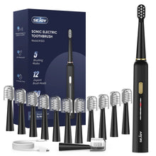 Load image into Gallery viewer, Sejoy Sonic Electric Toothbrush for Adults Dental Rechargeable 5 Cleaning Modes Sonic Toothbrush Personal Care Appliances