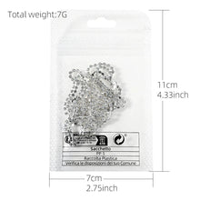 Load image into Gallery viewer, 100/50cm Luxury Crystal Chain Nail Charms - 1.5/2mm Clear & AB Diamond Nail Art Decoration