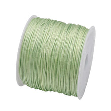 Load image into Gallery viewer, 50 Yards 0.8mm Braided Nylon Cord – Durable Satin String for Jewelry Making, Beading, Macrame, Chinese Knot & DIY Crafts