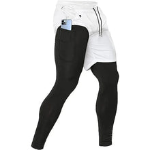 Load image into Gallery viewer, Men’s 2-in-1 Quick-Dry Training Pants – Athletic Joggers for Running, Gym & Fitness