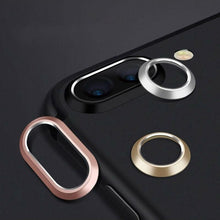 将图片加载到图库查看器,2 In 1 Metal Camera Lens Protector For Iphone 7 8 Plus X Lens Protective Circle Ring Cover With Tempered Glass For Iphone X Scratch Resistant Hd Tempered Glass Camera Screen Protector