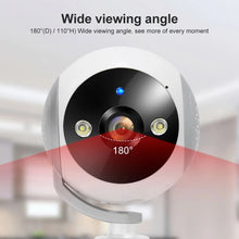 Load image into Gallery viewer, VERYHDSN 3MP PTZ Wifi Camera 180° Ultra Wide Angle IP ONVIF Security Home Cameras Surveillance Face Detection Night Full Color