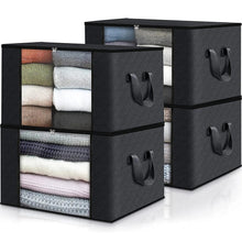 将图片加载到图库查看器,Large Capacity Foldable Clothes Storage Bag – Blanket & Closet Organizer