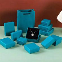 Load image into Gallery viewer, Luxury Jewelry Gift Box Set β White & Dark Green Case
