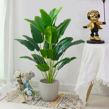 Load image into Gallery viewer, Artificial Tropical Palm Tree with Real Touch Banana Leaves