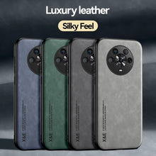 Load image into Gallery viewer, For Honor Magic4 Pro PU Leather Magnetic Car Holder Phone Case Honor Magic 4 Pro 4Pro Magic4 Soft Frame Shockproof Back Cover