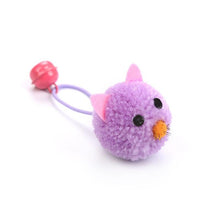 将图片加载到图库查看器,4pcs/lot Plush Mouse Cat Toy Cute Bell Mice Funny Cat Toys Cute Plush Teeth Cleaning Balls Chewing Soft Molar Toy Faux Pet Toy Colorful Plush Mouse Head with Bell Rope Cat Toy Interactive Cat Toy