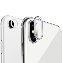 将图片加载到图库查看器,2 In 1 Metal Camera Lens Protector For Iphone 7 8 Plus X Lens Protective Circle Ring Cover With Tempered Glass For Iphone X Scratch Resistant Hd Tempered Glass Camera Screen Protector